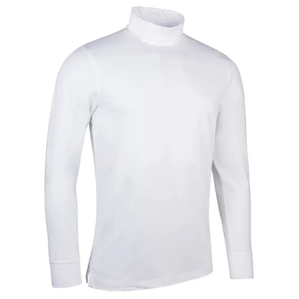 Mens white roll neck top hotsell