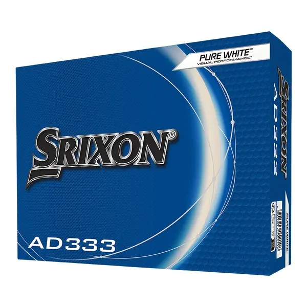 Srixon 10th Generation AD333 Pure White Golf Balls