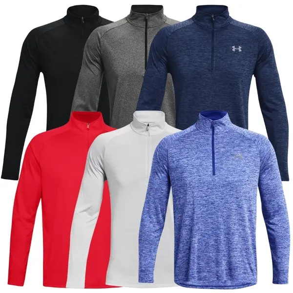 Under Armour Mens Tech 2.0 1/2 Zip Golf Top 