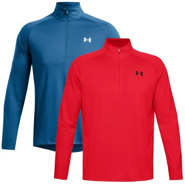 Under Armour Mens Tech 2.0 1 2 Zip Golf Top Sale