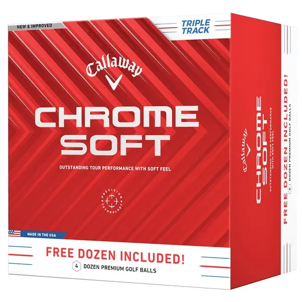 Callaway 2024 Chrome Soft Triple Track Golf Balls