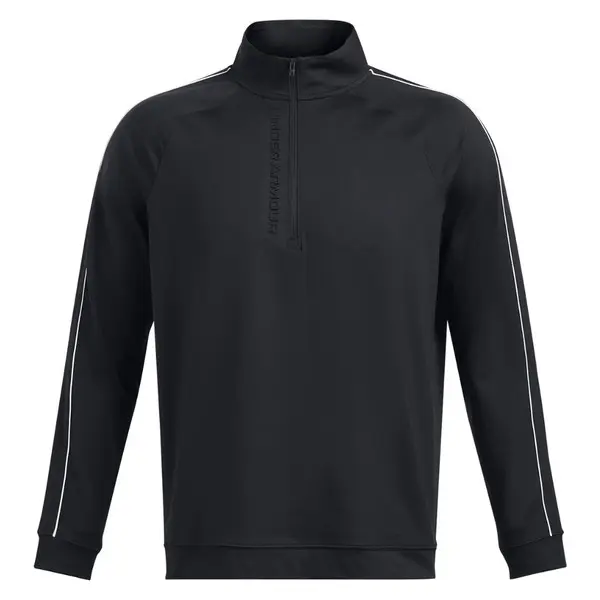 2XL Under Armour Armour Fleece Storm Half Zip Pullover Black 1357084-002 shops Men XXL