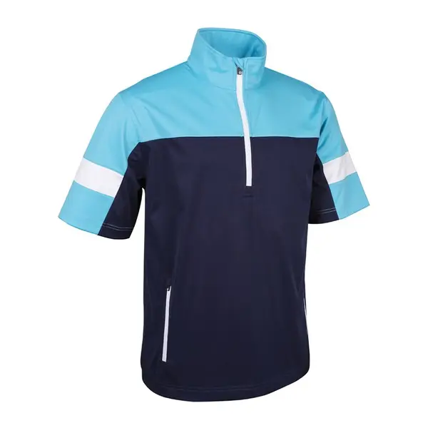 Sunderland Mens Cortina Panelled Half Sleeve Golf Windshirt