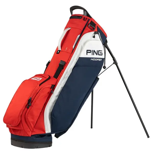 Ping hoofer black stand offers golf bag