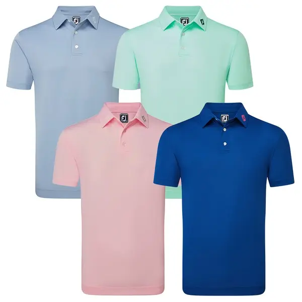 FootJoy Mens Stretch Pique Solid Polo Shirt