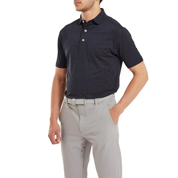 NWT Footjoy Athletic Fit Polka sale Dot Golf Polo Men Size 2XL