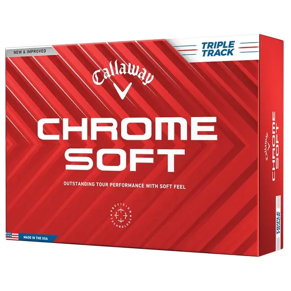 Callaway 2024 Chrome Soft Triple Track Golf Balls