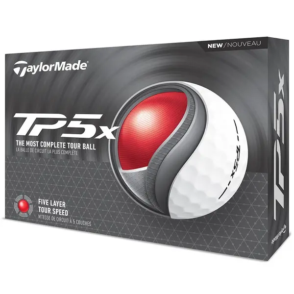 TaylorMade TP5X Golf Ball - 2024 Model