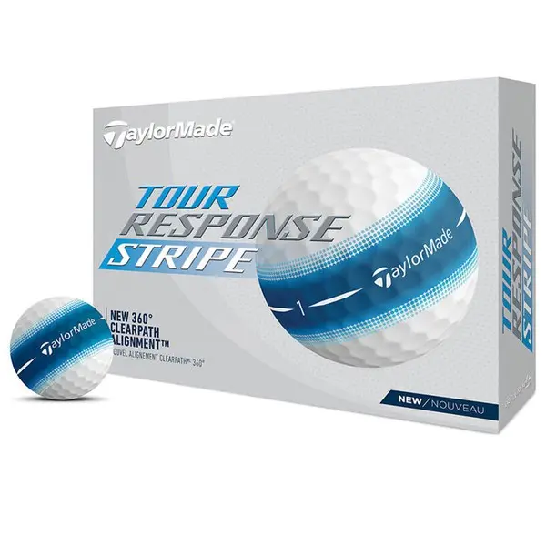 TaylorMade Tour Response Stripe Blue Golf Balls