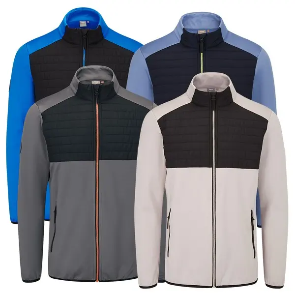 Ping Mens Firth Full Zip Hybrid Fleece Golf Jacket