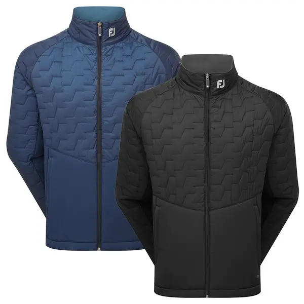 Footjoy fleece quilted thermal golf wind jacket sale