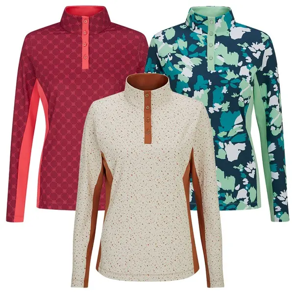 Ping SensorCool Lolette Printed Long Sleeve Ladies Golf Top 