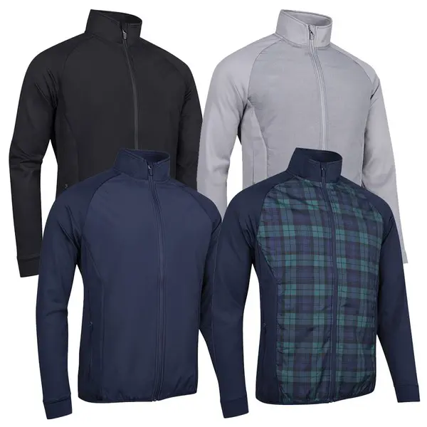 Glenmuir Mens Govan Full Zip Golf Pullover