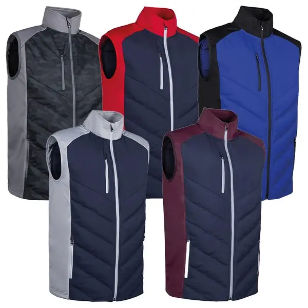 Sunderland Mens Andorra Padded Bonded Golf Gilet 