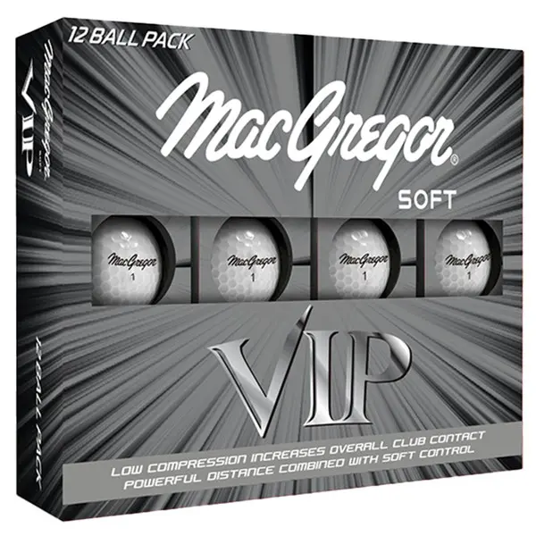 MacGregor VIP 12 Golf Ball Pack - White