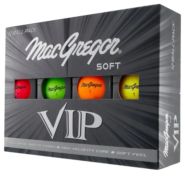 MacGregor VIP 12 Golf Ball Pack - Multi