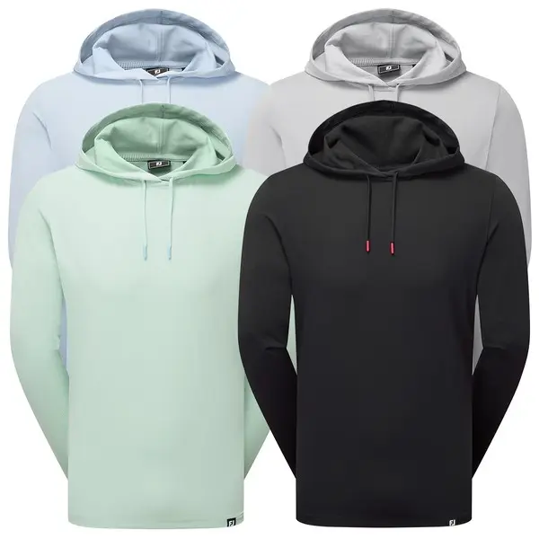 FootJoy Mens Ottoman Double Jacquard Golf Hoodie