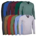 Lomond Lambswool V Neck Golf Sweater 