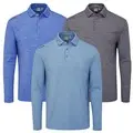 Ping Emmett Mens Long Sleeve Golf Polo Shirt