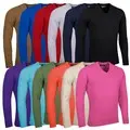 Lomond Lambswool V Neck Golf Sweater 