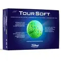 Titleist Tour Soft Green Golf Balls Back