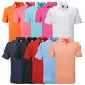 Footjoy Stretch Pique Solid Colour Athletic Fit Golf Shirt 