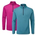 Ping Ramsey Raspberry Marl Mens Fleece Golf Top