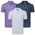 FootJoy Mens Flag Banner Print Golf Polo Shirt