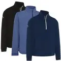 Callaway Mens Hex Textured 1/4 Zip Golf Fleece