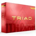 Wilson Triad Yellow 12 Ball Golf Balls