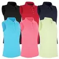 ProQuip Ladies Pro Tech Sleeveless Polo Shirt