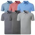 FootJoy Heather Solid Lisle Golf Polo Shirt