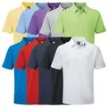 Footjoy Stretch Pique Solid Colour Athletic Fit Golf Shirt 