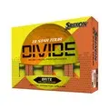 Srixon Q-Star Tour Divide 2 Golf Balls - Yellow/Orange