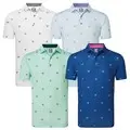 FootJoy Thistle Print Golf Polo Shirt