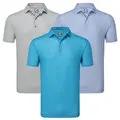 FootJoy Mens Octagon Print Golf Polo Shirt