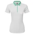 FootJoy Ladies Colour Block Cap Sleeve Golf Shirt