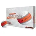 TaylorMade Tour Response Stripe Orange Golf Balls