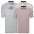 FootJoy Mens Balance Stripe Lisle Golf Polo Shirt