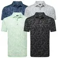 FootJoy Mens Pop Camo Lisle Golf Polo Shirt