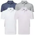 FootJoy Mens Bounce Print Pique Golf Polo Shirt