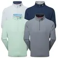 FootJoy Mens Quilt Texture Chill-Out Golf Polo Pullover