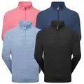 FootJoy Mens Wave Jacquard Chill-Out Golf Polo Pullover