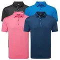 FootJoy Mens Painted Floral Lisle Golf Polo Shirt