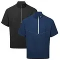 FootJoy Mens Zephyr Short Sleeve Golf Windshirt