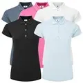 FootJoy Ladies Cap Sleeve Lisle Golf Shirt